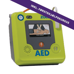 Pakketilbud: ZOLL AED 3 hjertestarter inkl. 4-timers førstehjælpskursus