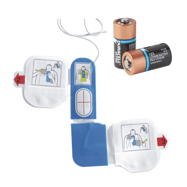 Pakketilbud: ZOLL AED Plus batteri inkl. ZOLL CPR-D Padz elektrode