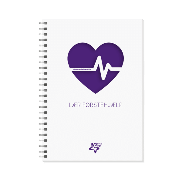 Plakat: Hjertevagt Førstehjælpsbog - Lær førstehjælp