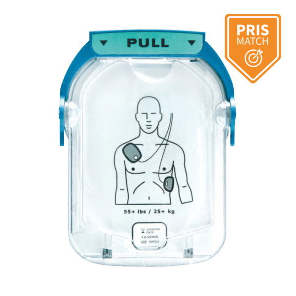 Voksen elektrode til Philips HeartStart HS1 hjertestarter